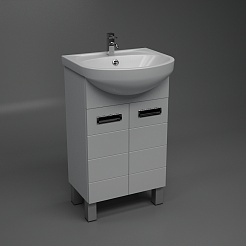 Bas Мебель для ванной "Адажио 50" с пеналом – фотография-9